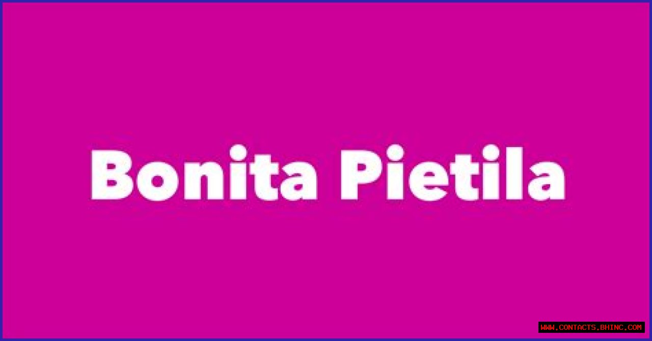 Bonita Pietila Biography, Age, Height, Husband, Net Worth, Family