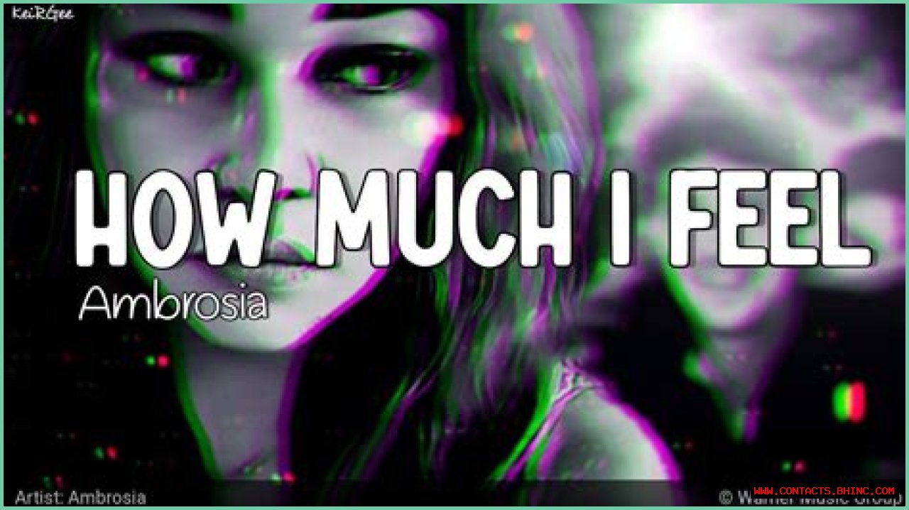 How Much I Feel | Ambrosia Lyrics, Meaning & Videos