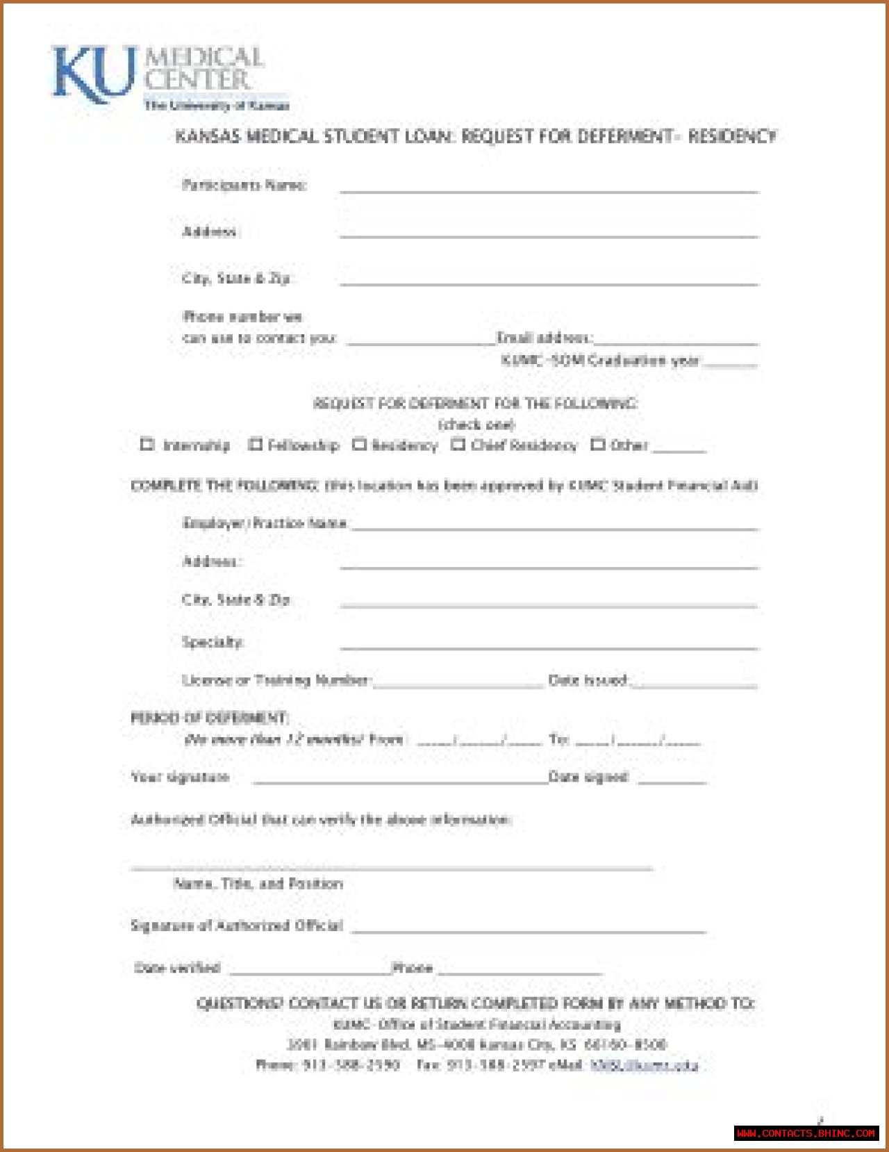 Kansas Medical Student Loan (KMSL)