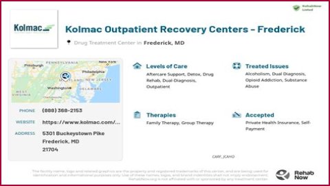 Kolmac Outpatient Recovery Centers Opens New Frederick Addiction Treatment Center