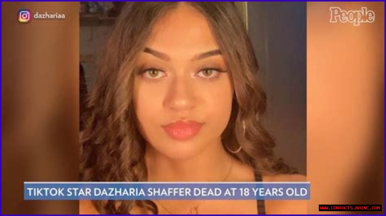 Rising TikTok Star Dazharia Shaffer Died of an Apparent Suicide