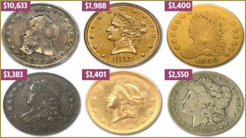 Top five coins worth between $9,000 and $144,000 - do you have one in your spare change?