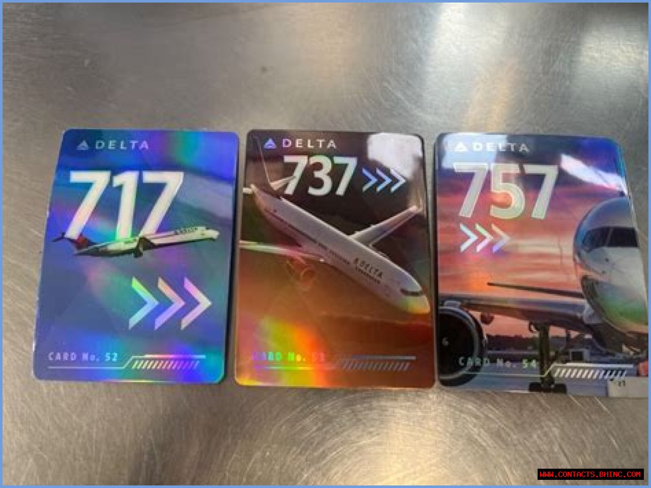 You Can Apparently Collect Delta Airline Trading Cards From Pilots if You Ask Nicely